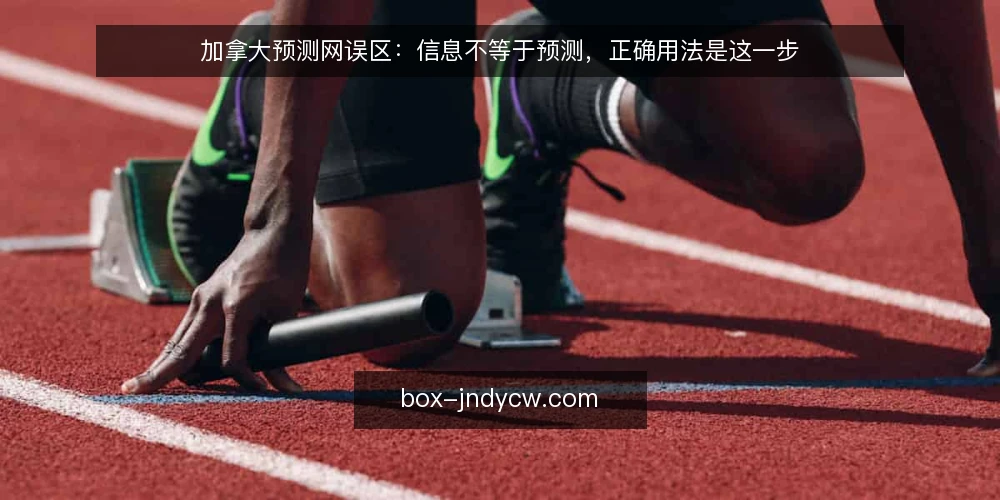 加拿大预测网误区:信息不等于预测,正确用法是这一步 — 误区:信息越多,预测越准 配图