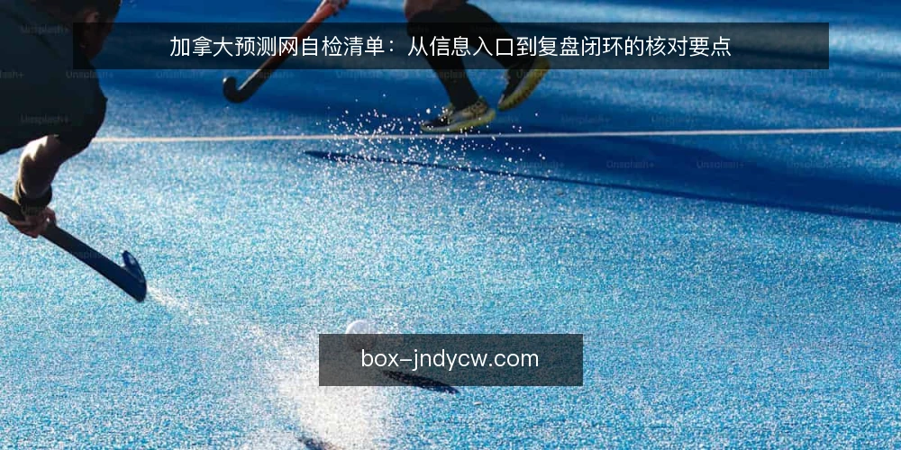 加拿大预测网自检清单：从信息入口到复盘闭环的核对要点 — 为什么现在要做一次使用自检 配图