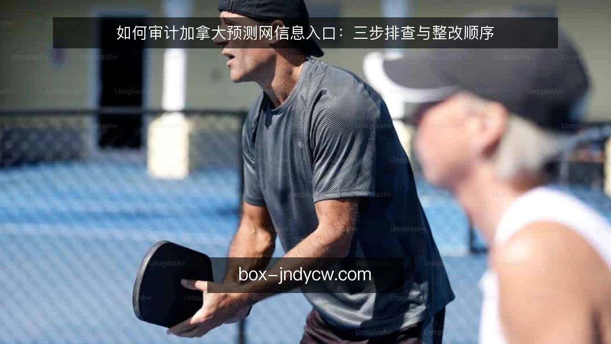 如何审计加拿大预测网信息入口:三步排查与整改顺序